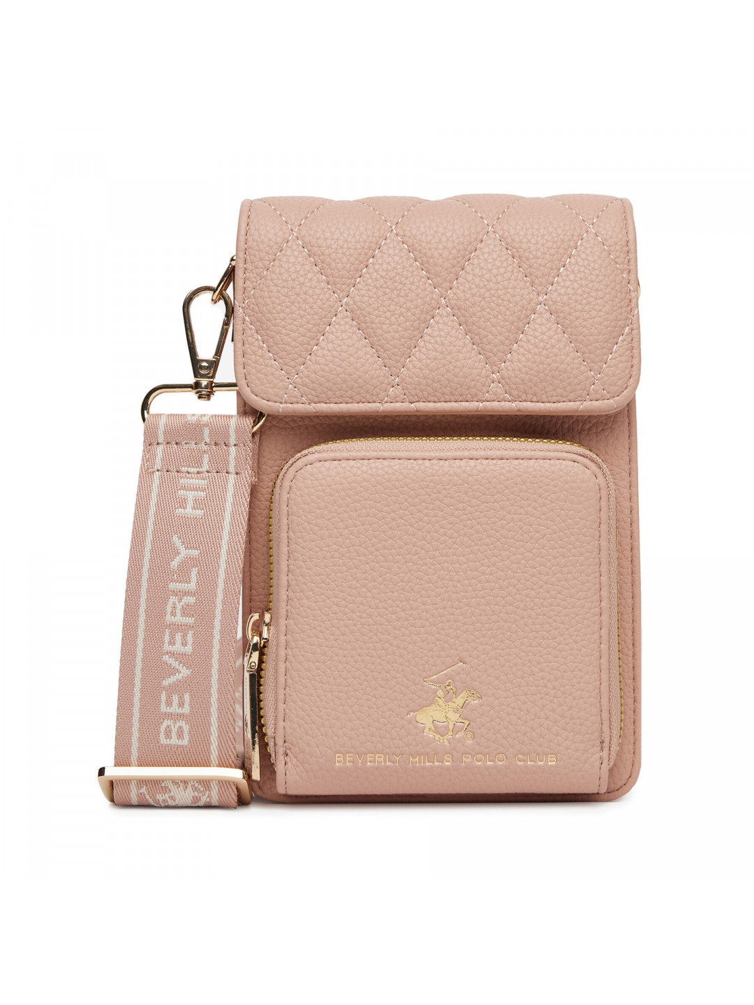 Kabelka Beverly Hills Polo Club BHPC-L-007-07 Růžová